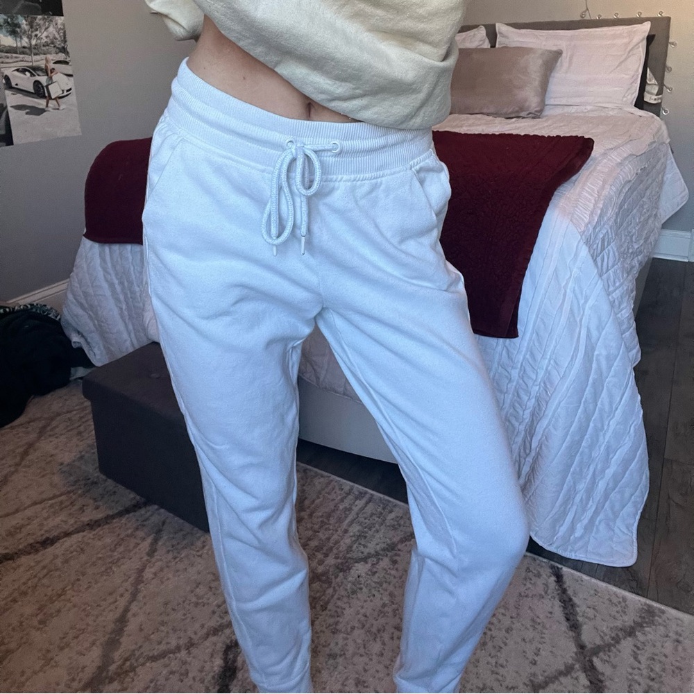 90 Degree By Reflex White Jogger Pants